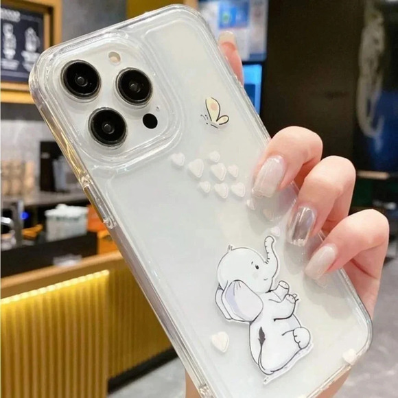 Accessories - ⚠️Clearance iPhone 15/Pro/Pro Max Cartoon Elephant Phone Case